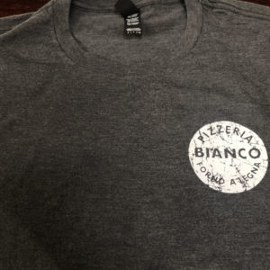 Pizzeria Bianco Original Charcoal Grey T-Shirt