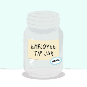 Bianco Virtual Employee Tip Jar