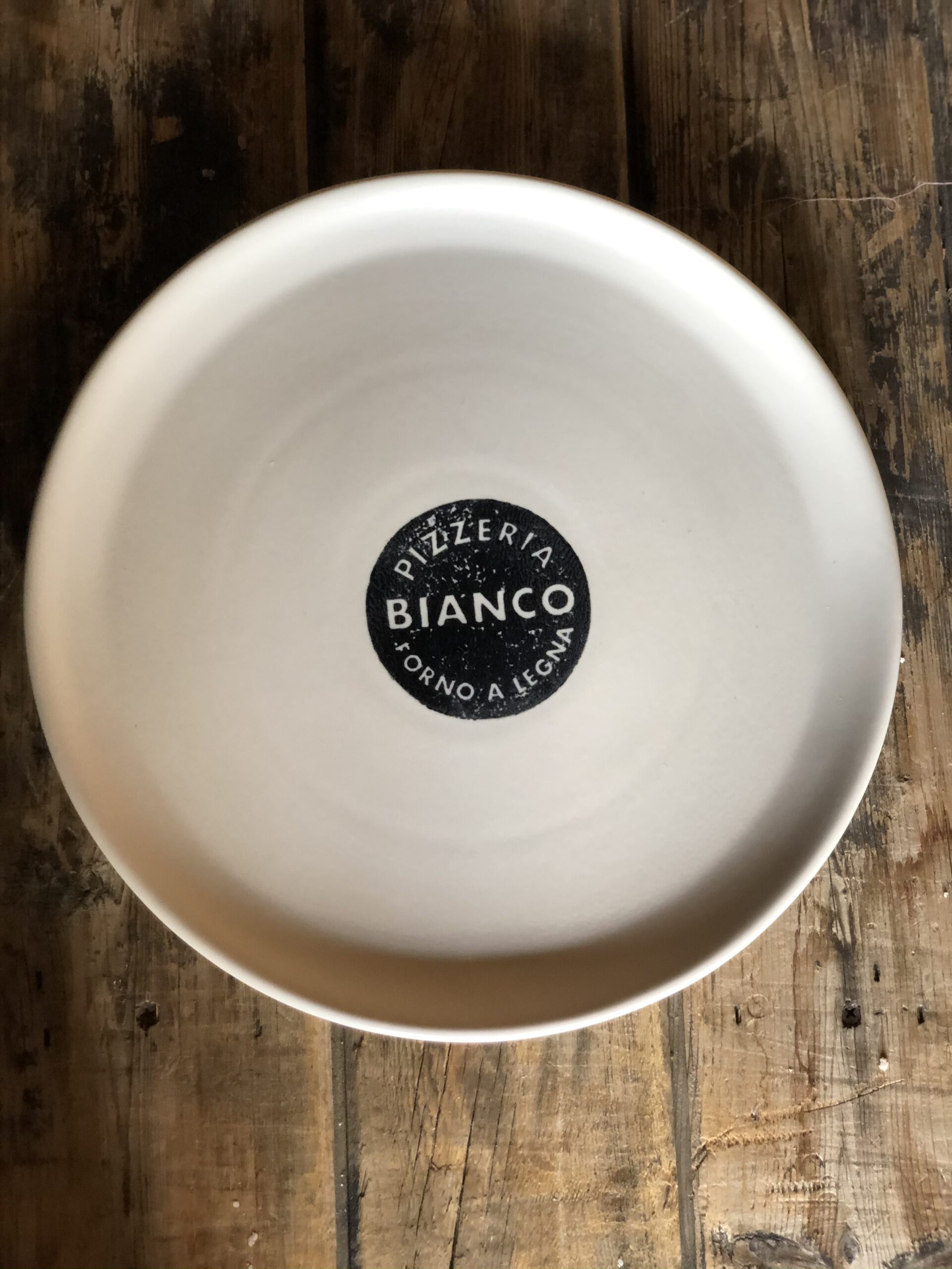 Bianco pizza plate 1