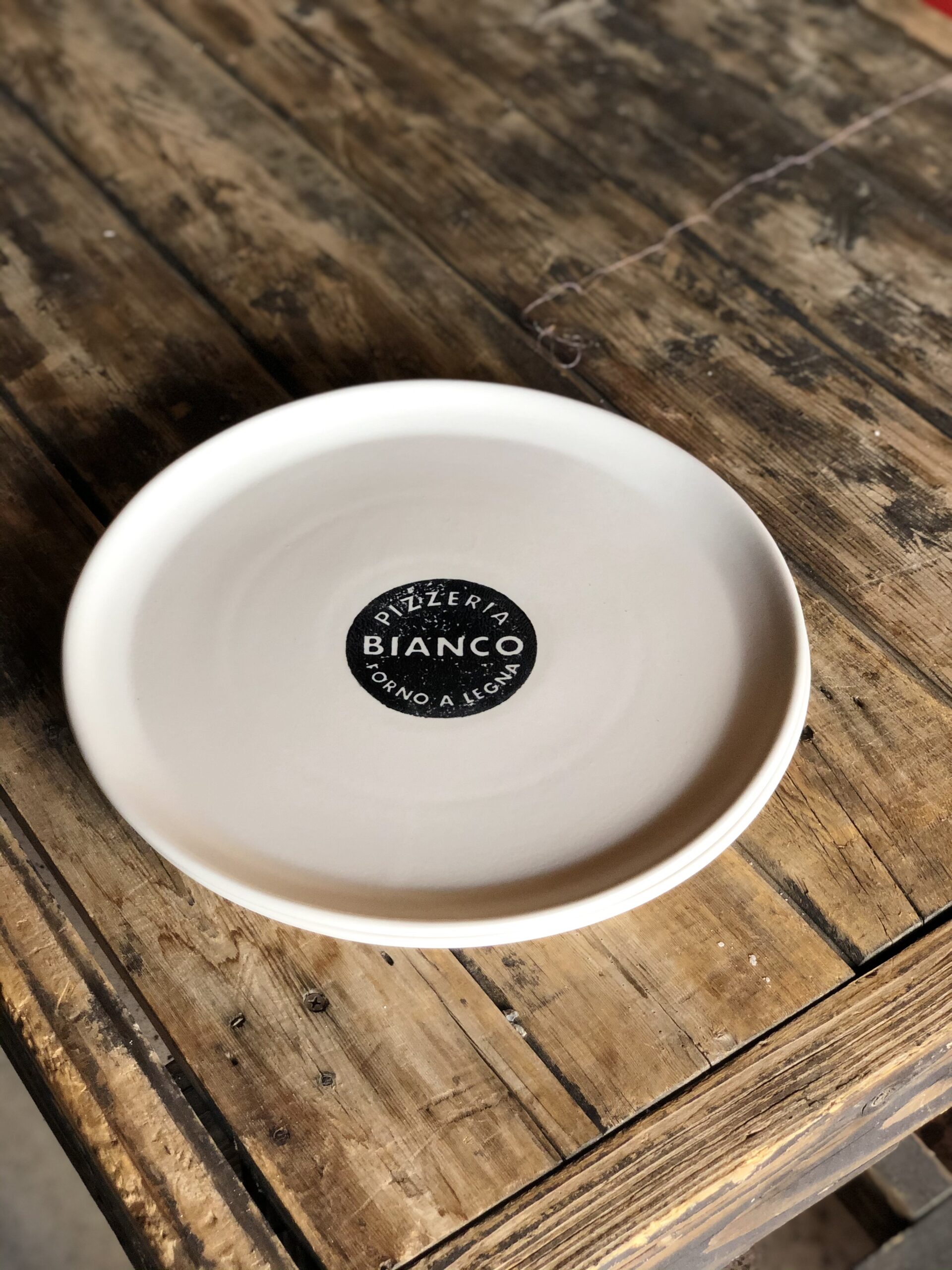 Bianco pizza plate 2